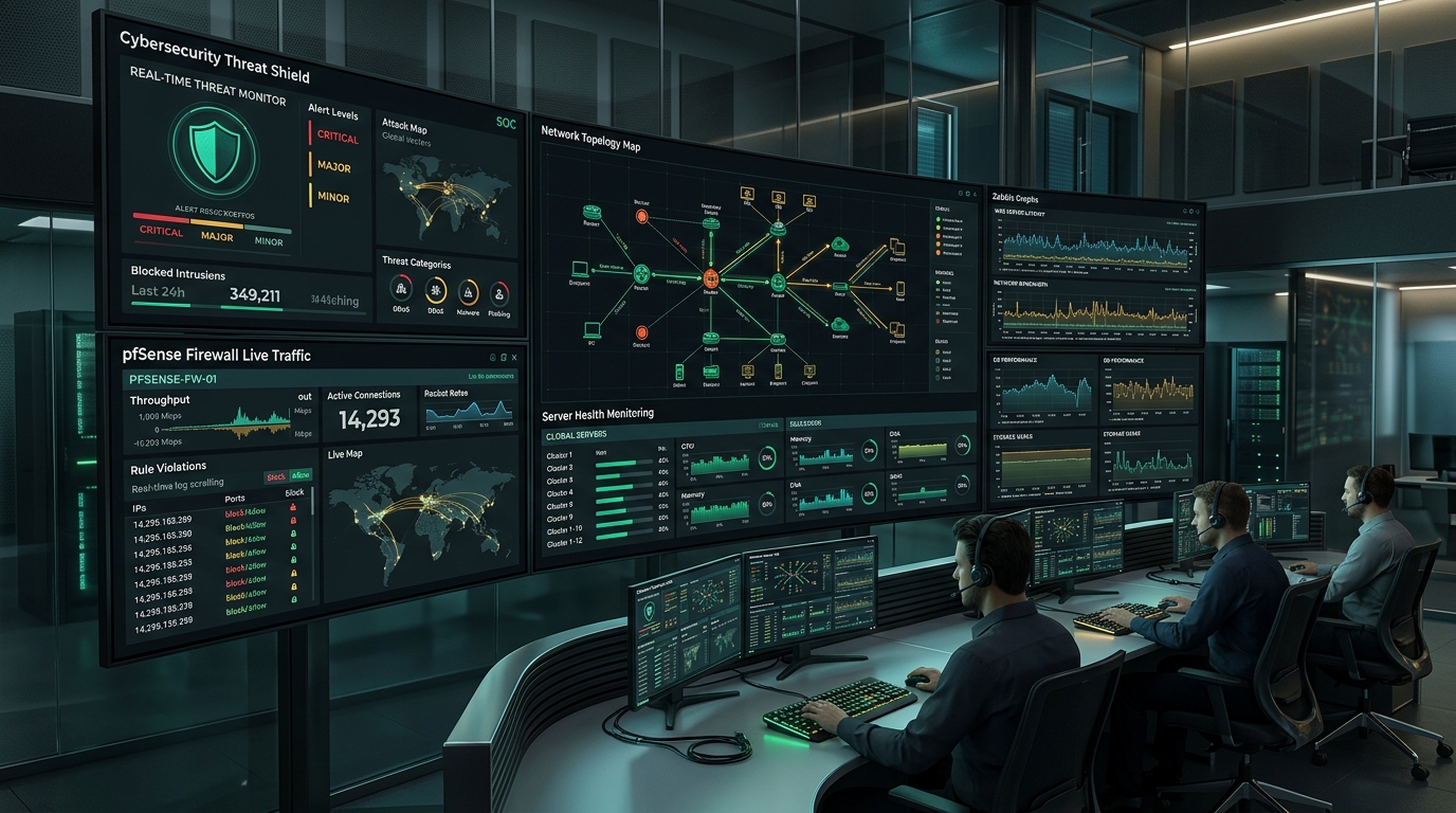 Centro de Operações de Rede NOC UpNode